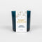 Amber and Tonka Bean Candle in Blue Vessel