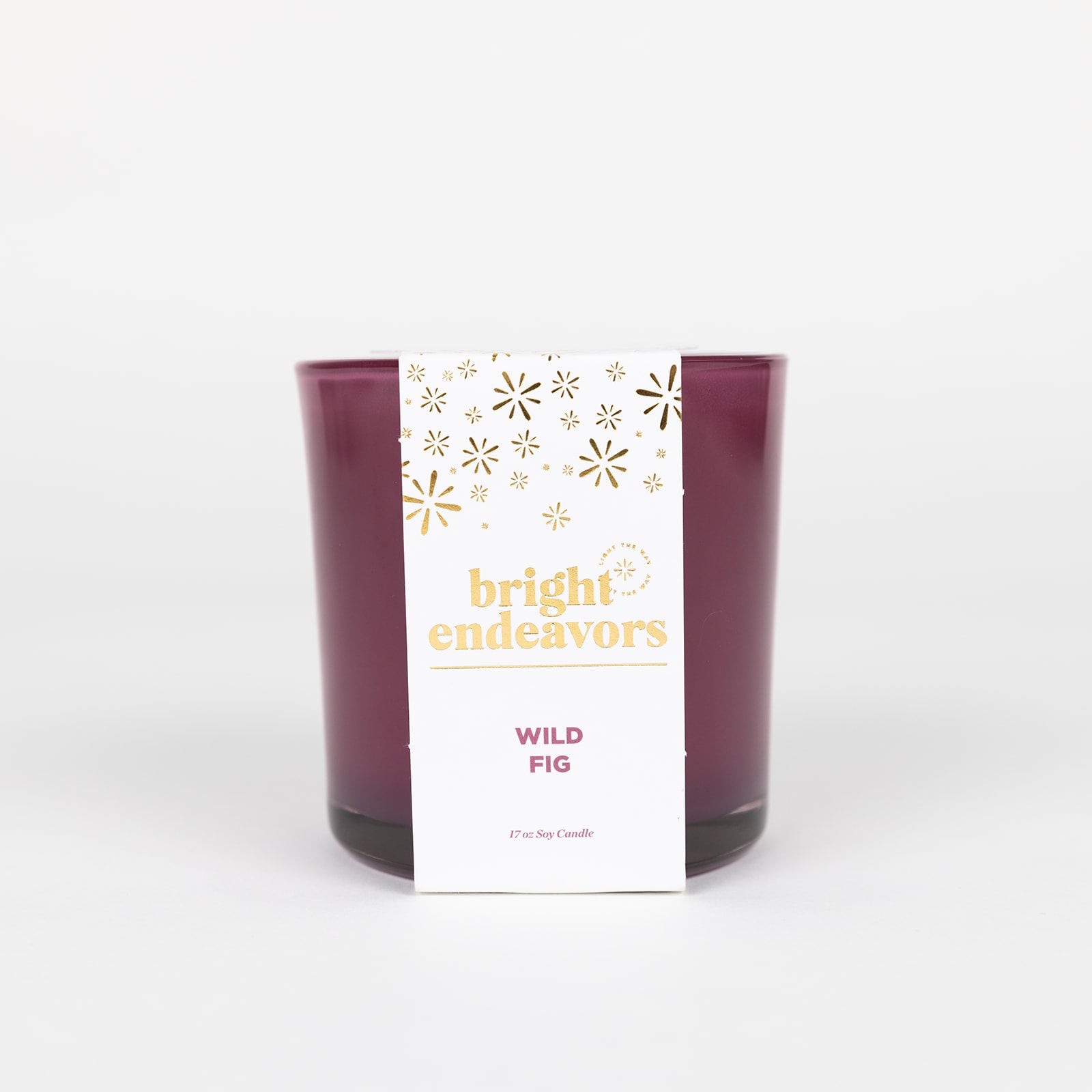 Wild Fig Candle in Purple Vessel 