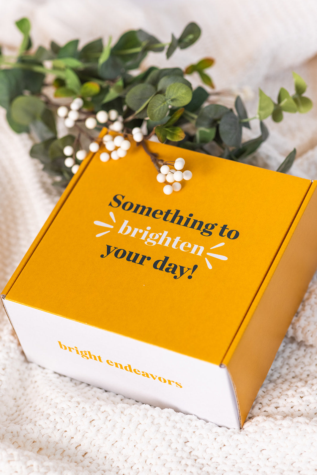 Small Yellow Gift Box Bright Endeavors